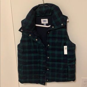 Old Navy Plaid Vest